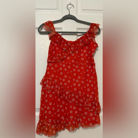 Miss Selfridge Mini Floral Asymmetrical Dress - Picture 5 of 9